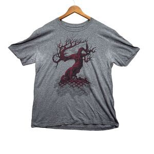 Reclamation Forest Jam Jelly Curbside Red Tree Gamer T Shirt Men's Tee sz XL